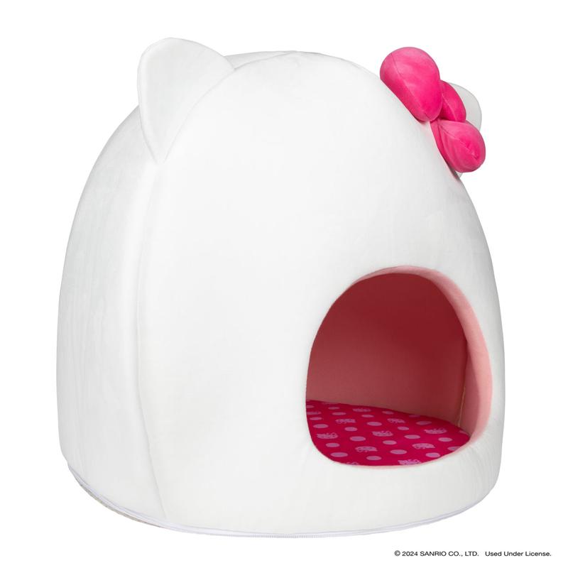 Sanrio Hello Kitty Covered Pet Cave Bed Sanrio Characters Pet Cave Bed  USA |  IGBDS-3962