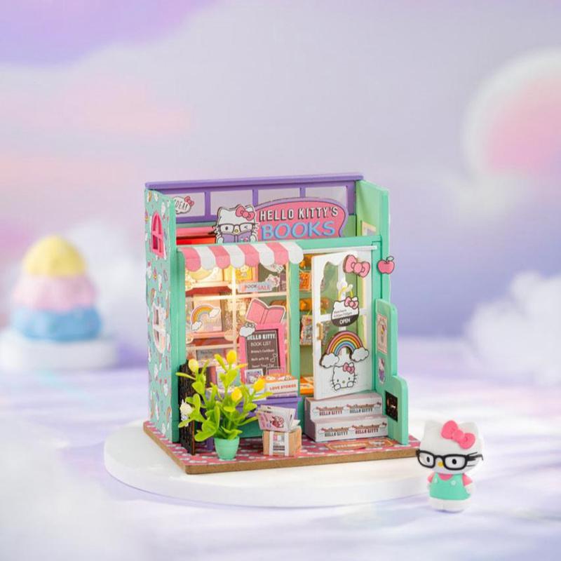 Sanrio Hello Kitty DIY Miniature Bookstore Sanrio Characters Bookstore  USA |  YPVIS-7419