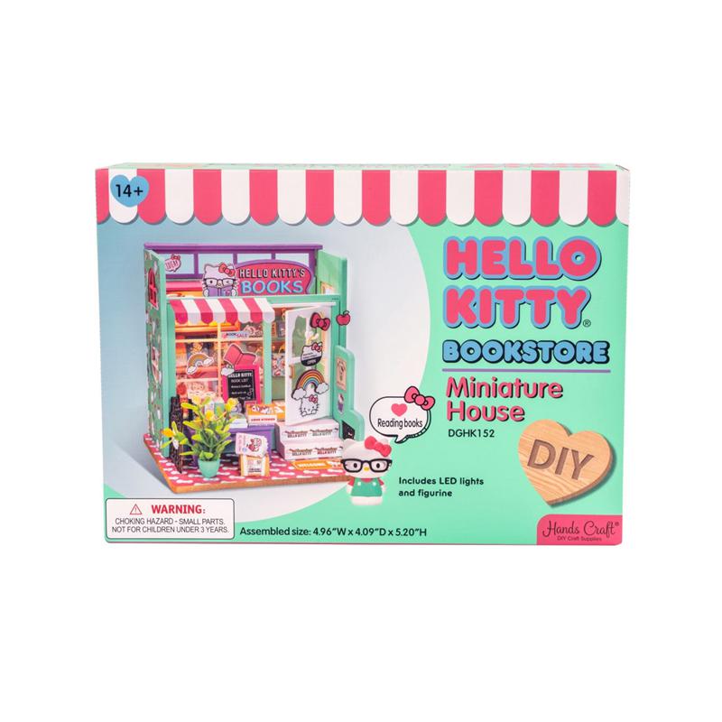 Sanrio Hello Kitty DIY Miniature Bookstore Sanrio Characters Bookstore  USA |  YPVIS-7419