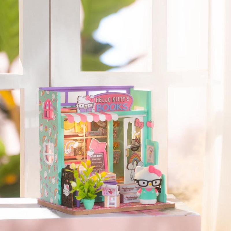 Sanrio Hello Kitty DIY Miniature Bookstore Sanrio Characters Bookstore  USA |  YPVIS-7419