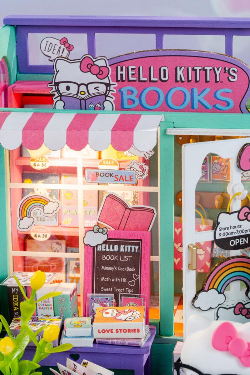 Sanrio Hello Kitty DIY Miniature Bookstore Sanrio Characters Bookstore  USA |  YPVIS-7419