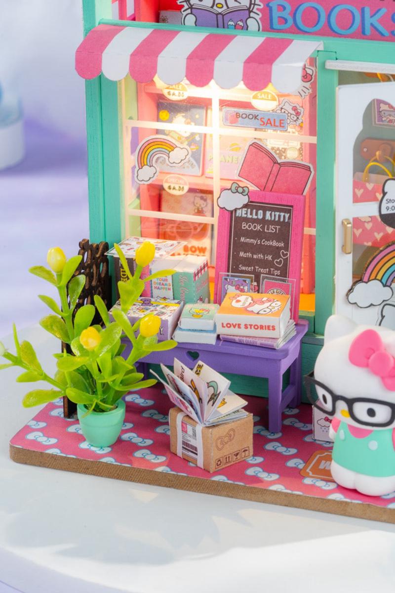 Sanrio Hello Kitty DIY Miniature Bookstore Sanrio Characters Bookstore  USA |  YPVIS-7419