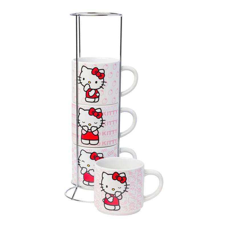 Sanrio Hello Kitty Expressions 5-Piece Ceramic Stack Sanrio Characters Mug  USA |  OSCBF-5793