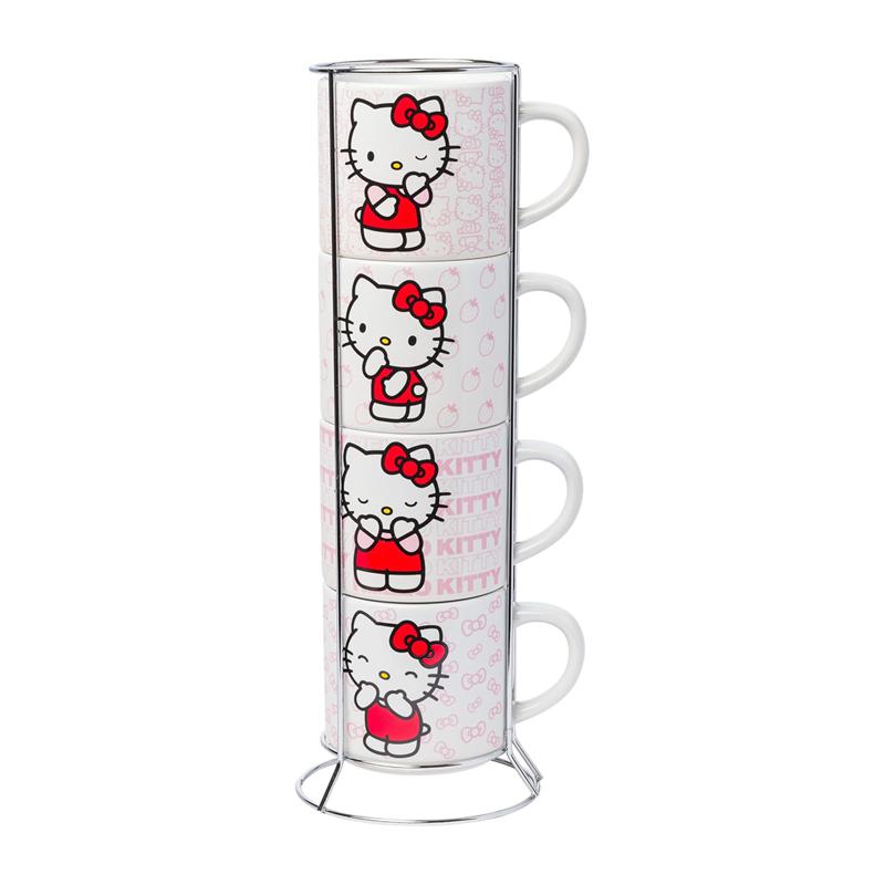 Sanrio Hello Kitty Expressions 5-Piece Ceramic Stack Sanrio Characters Mug  USA |  OSCBF-5793