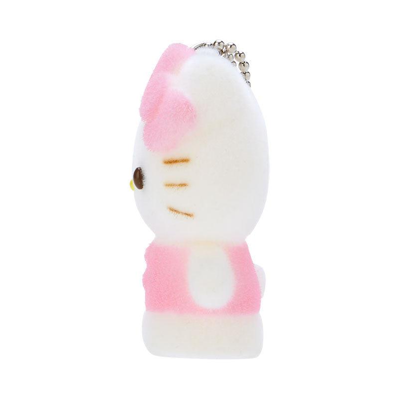 Sanrio Hello Kitty Flocked Mascot Accessories Keychain  USA |  BGXKA-9674