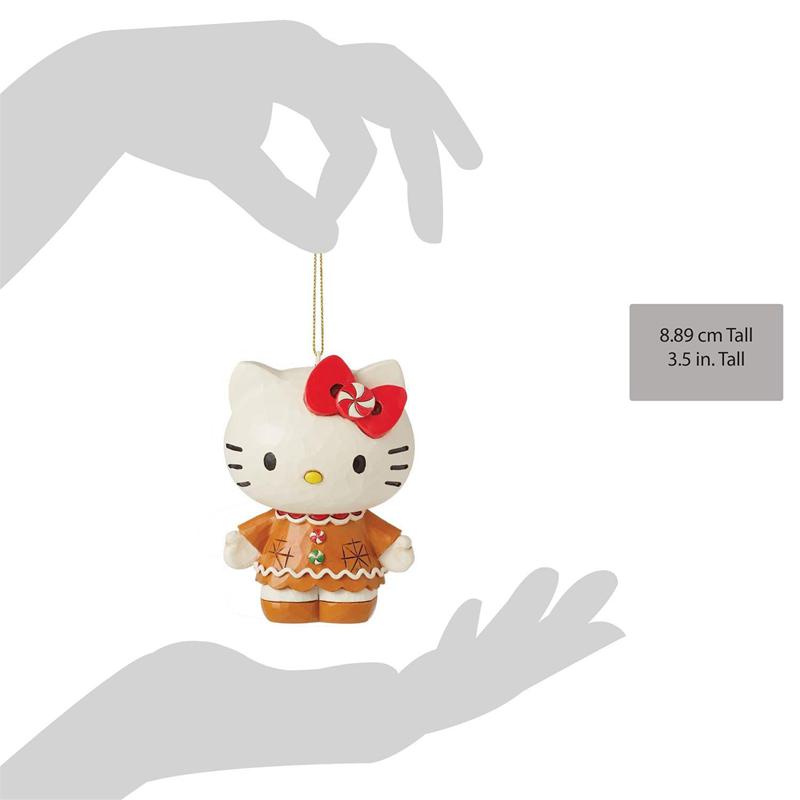 Sanrio Hello Kitty Gingerbread Hanging (Jim Shore Sanrio Collection) Sanrio Characters Ornament  USA |  OJVHK-1960