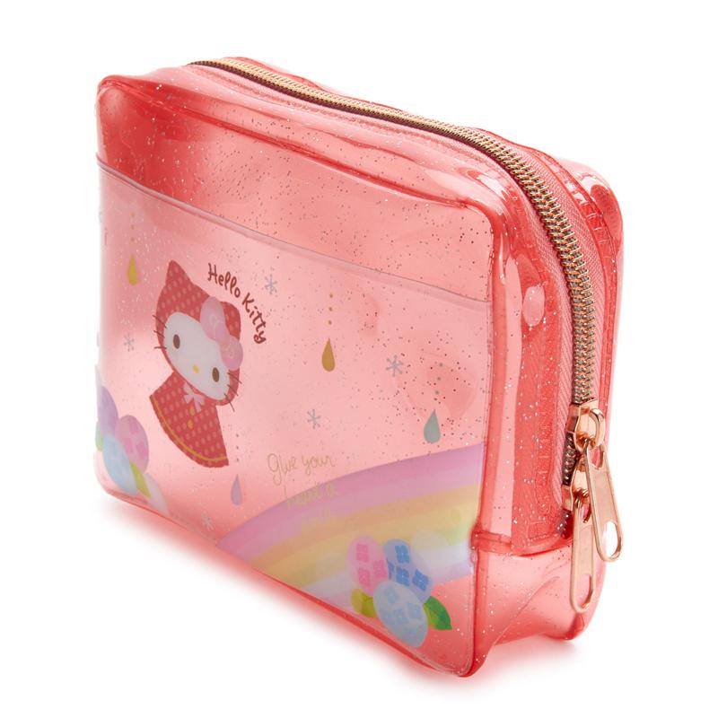 Sanrio Hello Kitty Glitter Zipper (Rainy Days Series) Bags Pouch  USA |  FQWNE-4052
