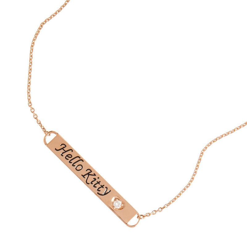 Sanrio Hello Kitty Gold Bar Accessories Bracelet  USA |  MOWEC-6453