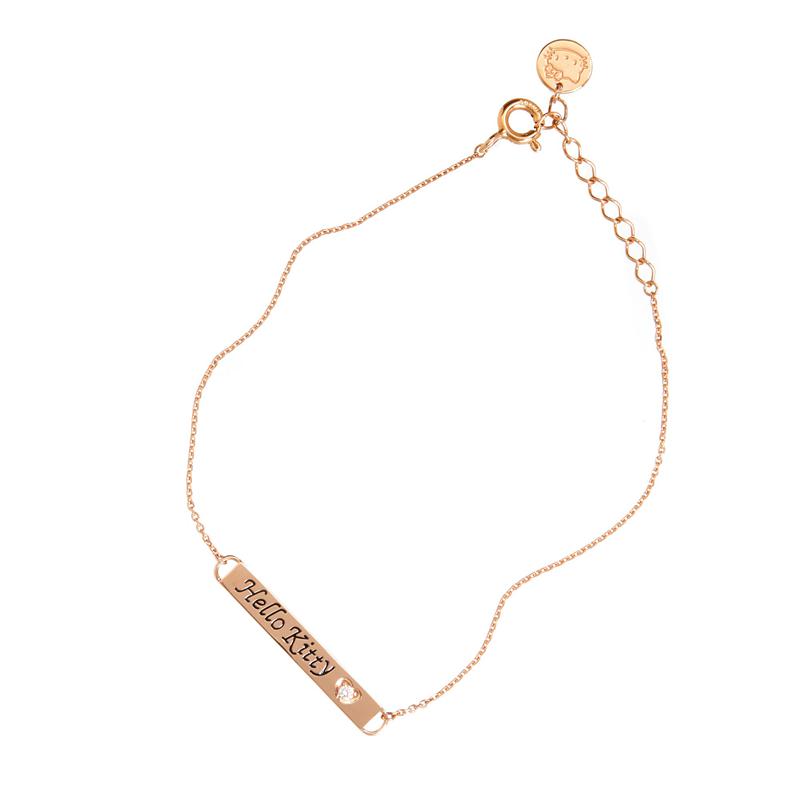 Sanrio Hello Kitty Gold Bar Accessories Bracelet  USA |  MOWEC-6453