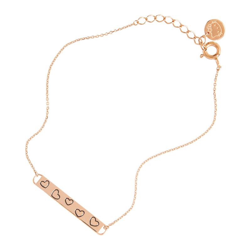 Sanrio Hello Kitty Gold Bar Sanrio Characters Bracelet  USA |  YZCVT-7492