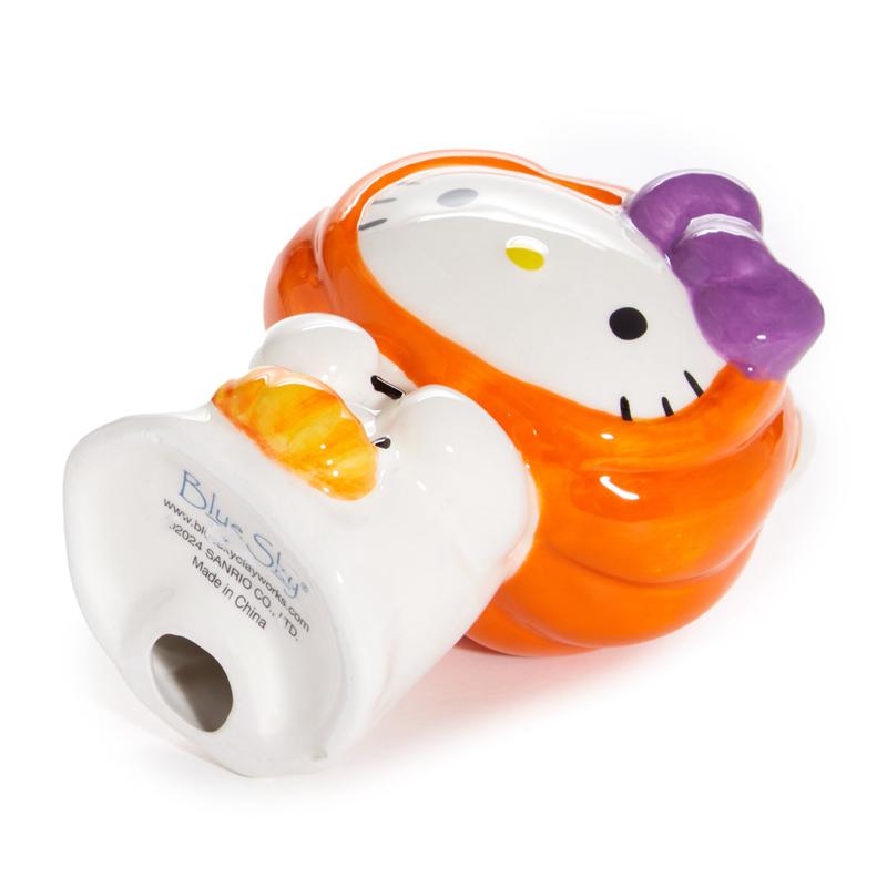 Sanrio Hello Kitty Halloween Trick or Treat Ghost Ceramic Sanrio Characters Figurine  USA |  DTCNZ-0258