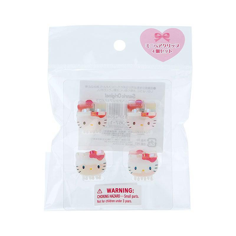 Sanrio Hello Kitty Iridescent Mini Hairs (Set of 4) Sanrio Characters Clip  USA |  TSKJG-6012