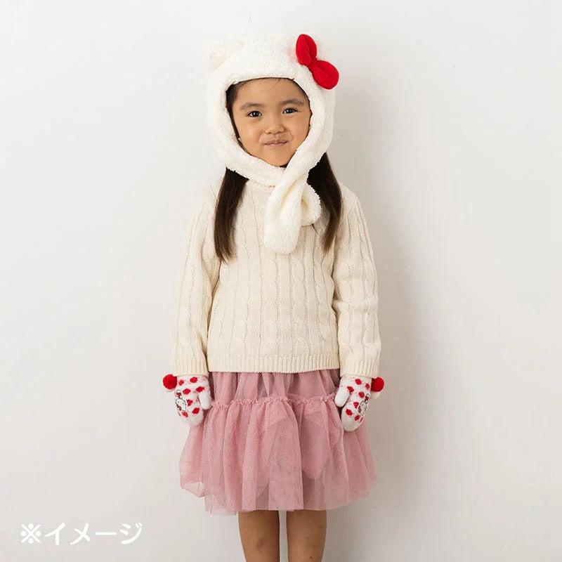 Sanrio Hello Kitty Kids Hooded Wrap Sanrio Characters Scarf  USA |  YIFHA-1068