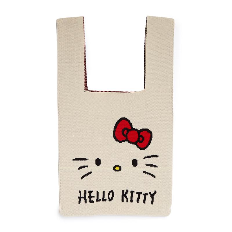 Sanrio Hello Kitty Knit (White) Bags Shopper Bag  USA |  OWETC-2509
