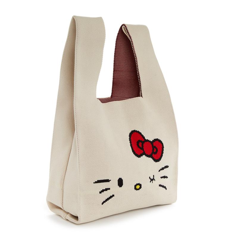 Sanrio Hello Kitty Knit (White) Bags Shopper Bag  USA |  OWETC-2509