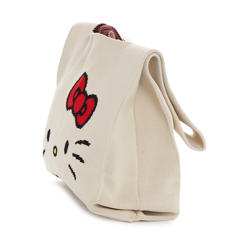 Sanrio Hello Kitty Knit (White) Bags Shopper Bag  USA |  OWETC-2509
