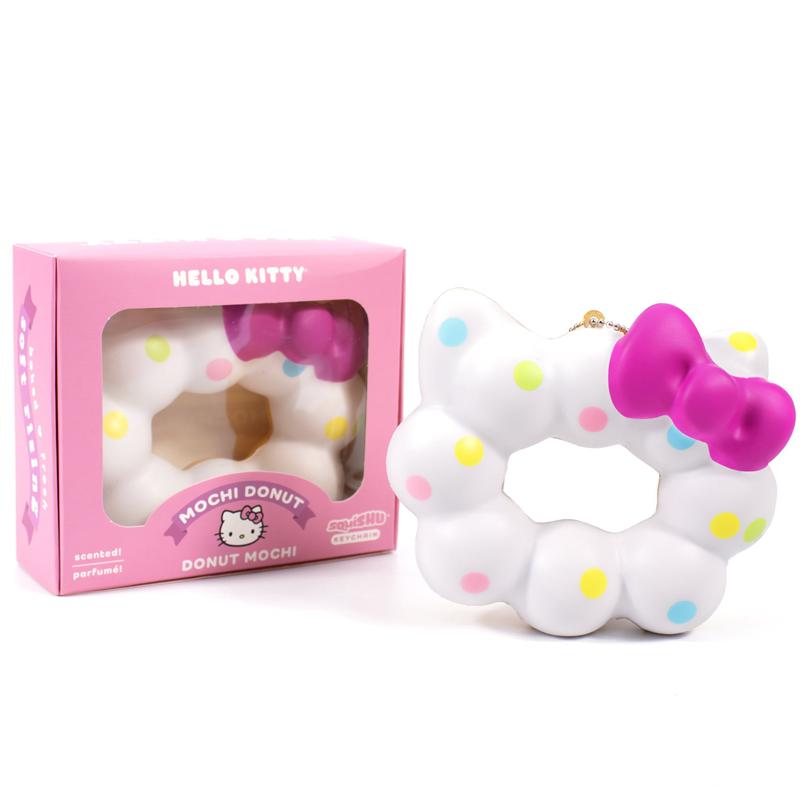 Sanrio Hello Kitty Mochi Donut Squishy Accessories Keychain  USA |  RWHXU-4061