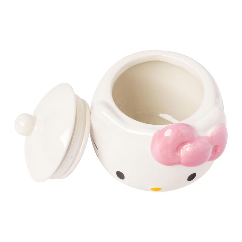 Sanrio Hello Kitty Pink Bow Ceramic Storage Jar Sanrio Characters Storage Jar  USA |  OFNVW-1629
