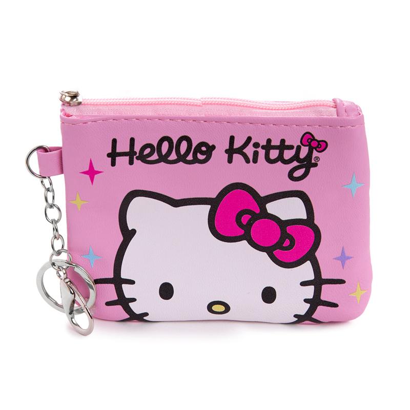 Sanrio Hello Kitty Pink Card Bags Keychain  USA |  VMDZW-1437