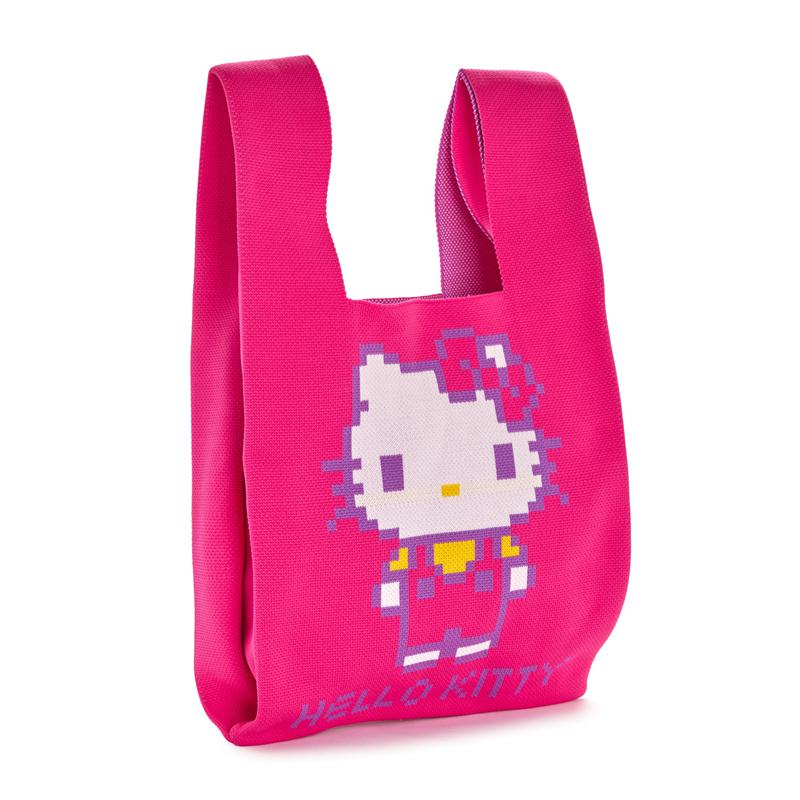 Sanrio Hello Kitty Pink Knit (Retro Pixel Series) Bags Shopper Bag  USA |  MUGCN-9527