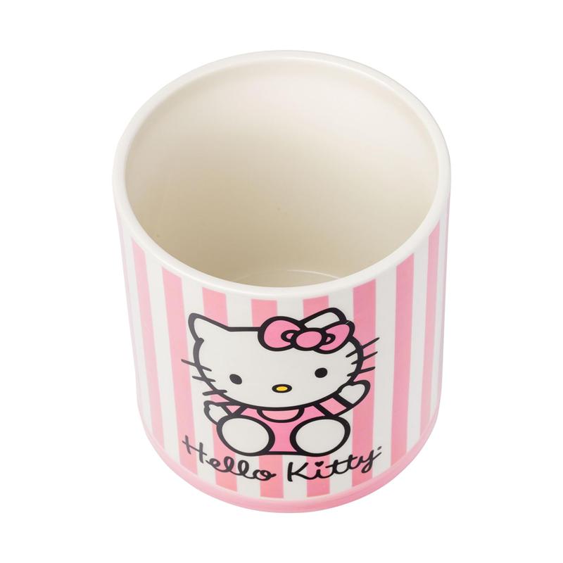 Sanrio Hello Kitty Pink Stripe Ceramic Storage Jar Sanrio Characters Storage Jar  USA |  IKCTO-9835