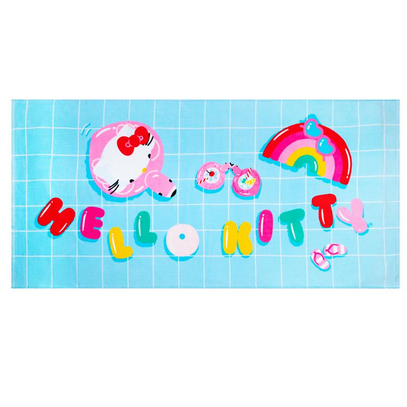 Sanrio Hello Kitty Poolside Chill Beach Towel Sanrio Characters Towel  USA |  OVPFC-3206