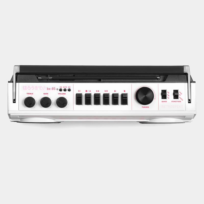 Sanrio Hello Kitty Strawberry Kawaii BX-85 Bluetooth Boombox Sanrio Characters Cassette Player  USA |  MSKFH-1046