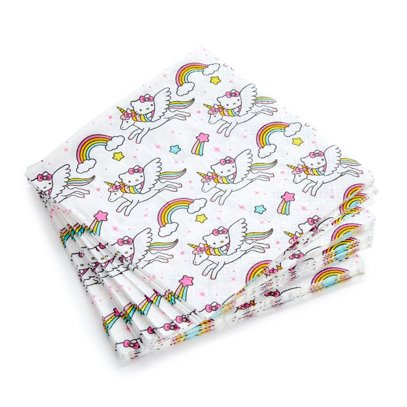 Sanrio Hello Kitty Unicorn Rainbow 60-pc Sanrio Characters Party Pack  USA |  IKEOY-9345