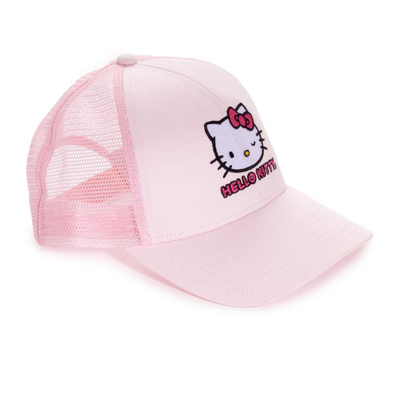 Sanrio Hello Kitty Winking Accessories Trucker Hat  USA |  SQJLT-0485