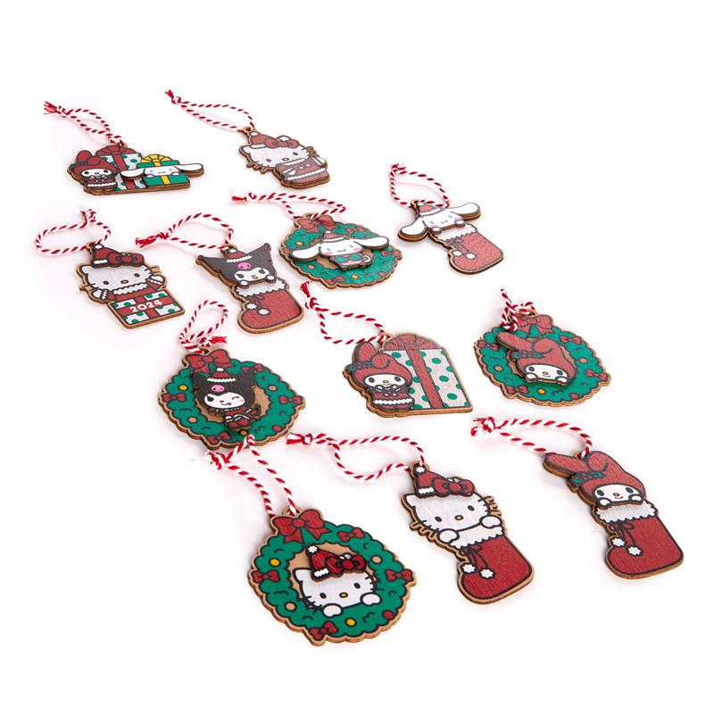 Sanrio Hello Kitty and Friends 2024 12-Pc Set Sanrio Characters Ornament  USA |  GVXCF-4786