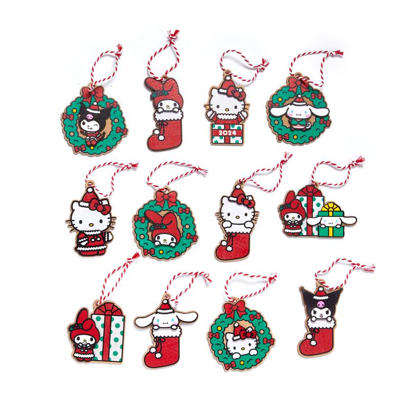 Sanrio Hello Kitty and Friends 2024 12-Pc Set Sanrio Characters Ornament  USA |  GVXCF-4786