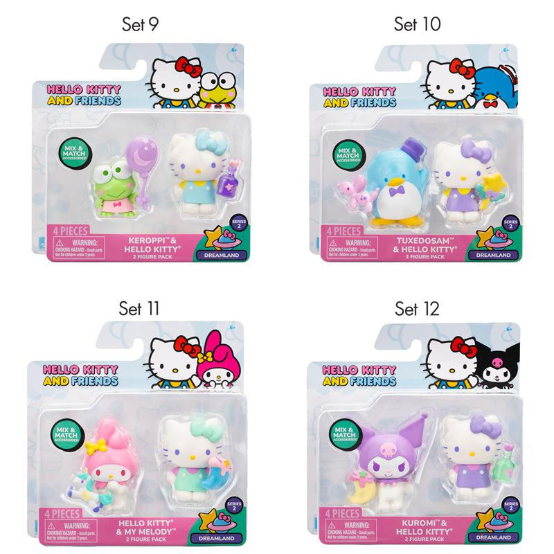 Sanrio Hello Kitty and Friends 2-pc (Series 2: Dreamland) Sanrio Characters Figure Pack  USA |  JNBRX-2730