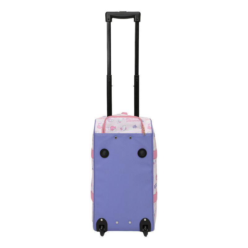 Sanrio Hello Kitty and Friends All-Over Print Rolling Sanrio Characters Duffle Bag  USA |  DSKTH-1620