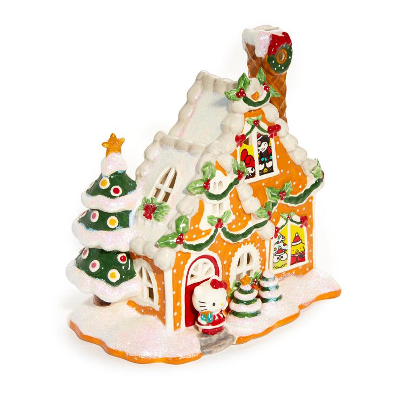 Sanrio Hello Kitty and Friends Ceramic Gingerbread Candle House Sanrio Characters Candle House  USA |  EAOQJ-1236