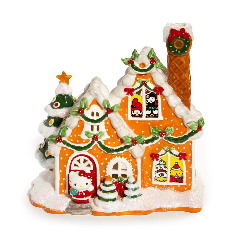 Sanrio Hello Kitty and Friends Ceramic Gingerbread Candle House Sanrio Characters Candle House  USA |  EAOQJ-1236