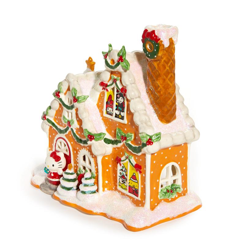 Sanrio Hello Kitty and Friends Ceramic Gingerbread Candle House Sanrio Characters Candle House  USA |  EAOQJ-1236