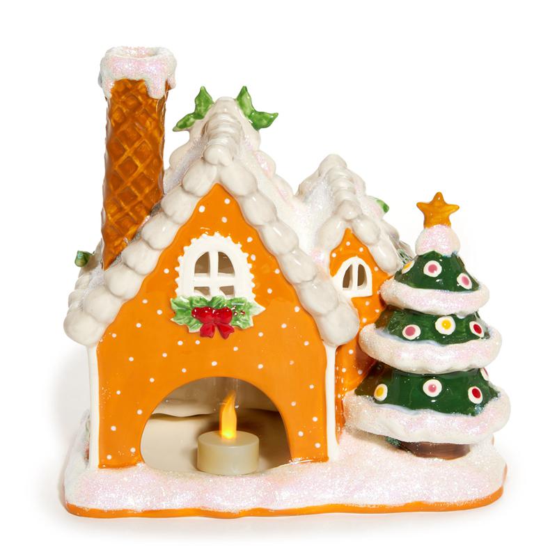 Sanrio Hello Kitty and Friends Ceramic Gingerbread Candle House Sanrio Characters Candle House  USA |  EAOQJ-1236