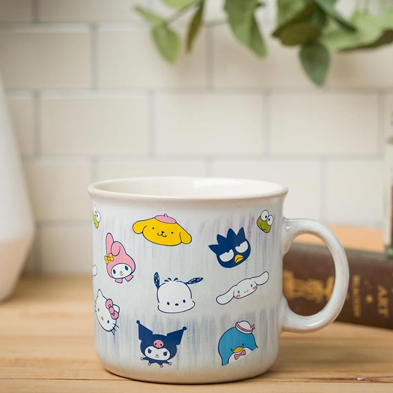Sanrio Hello Kitty and Friends Ceramic (Glaze Faces) Sanrio Characters Mug  USA |  EFARG-1968