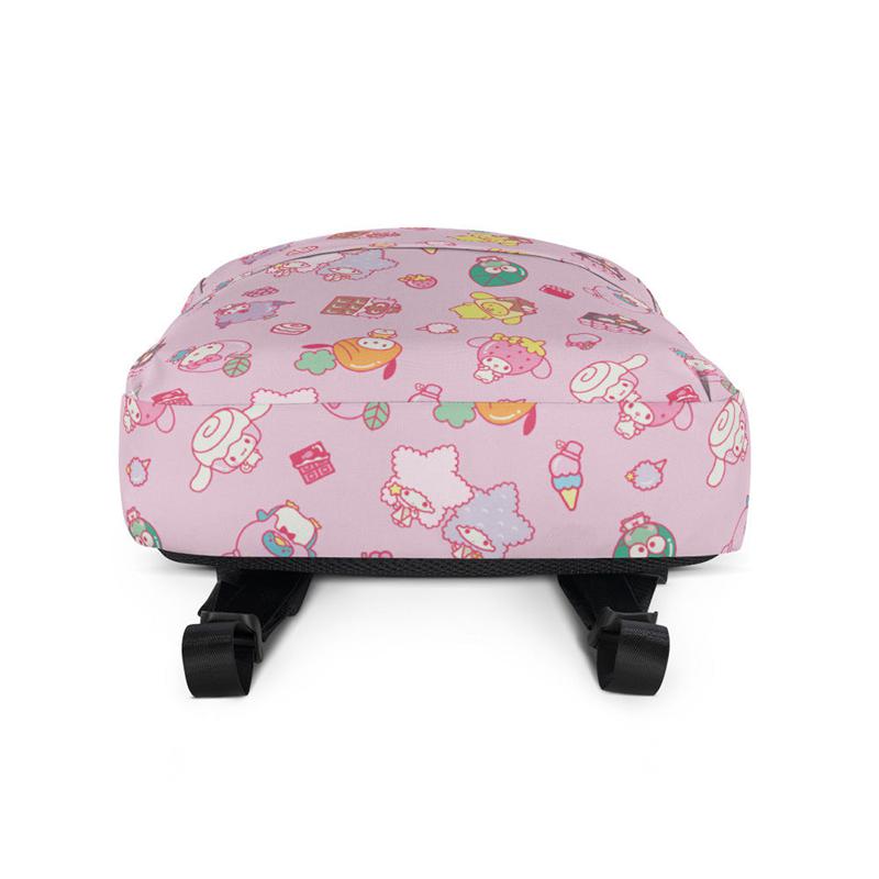 Sanrio Hello Kitty and Friends Eats & Treats All-over Print Sanrio Characters Backpack  USA |  TFDHN-0364