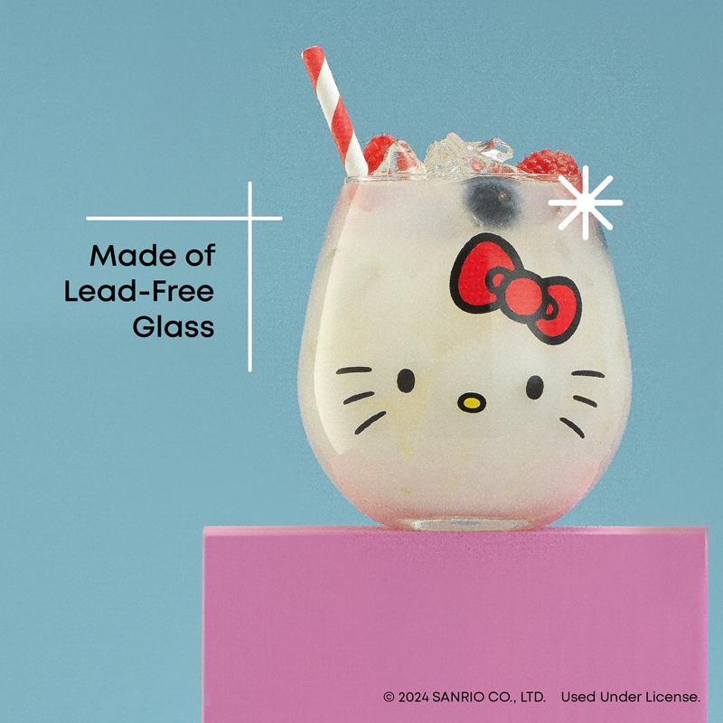 Sanrio Hello Kitty and Friends Hello Sippy Stemless (Set of 4) Sanrio Characters Glasses  USA |  MFCVX-8147
