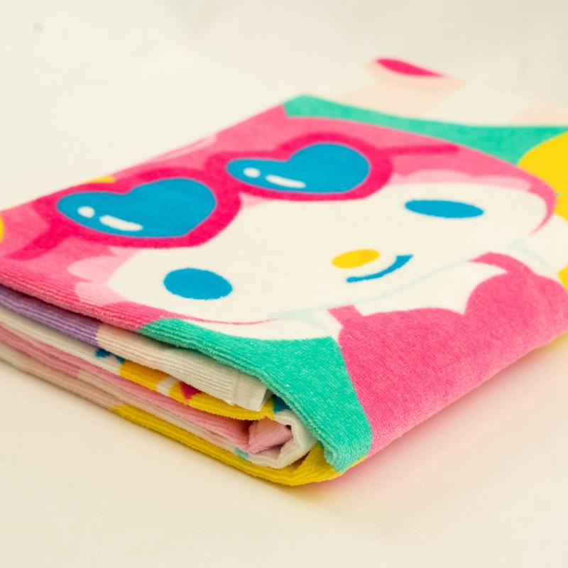 Sanrio Hello Kitty and Friends Ice Cream Float Beach Towel Sanrio Characters Towel  USA |  ZITHM-3104