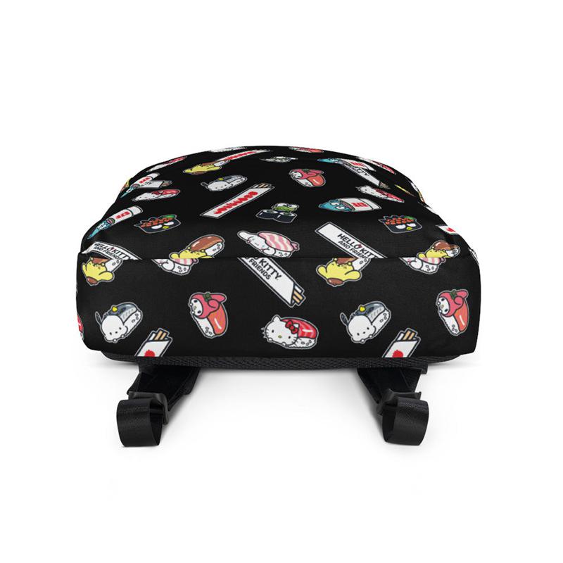 Sanrio Hello Kitty and Friends Sushi Time All-over Print Sanrio Characters Backpack  USA |  BVTRF-2790