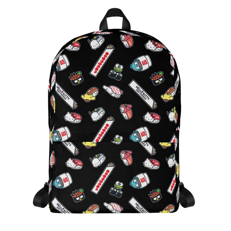 Sanrio Hello Kitty and Friends Sushi Time All-over Print Sanrio Characters Backpack  USA |  BVTRF-2790