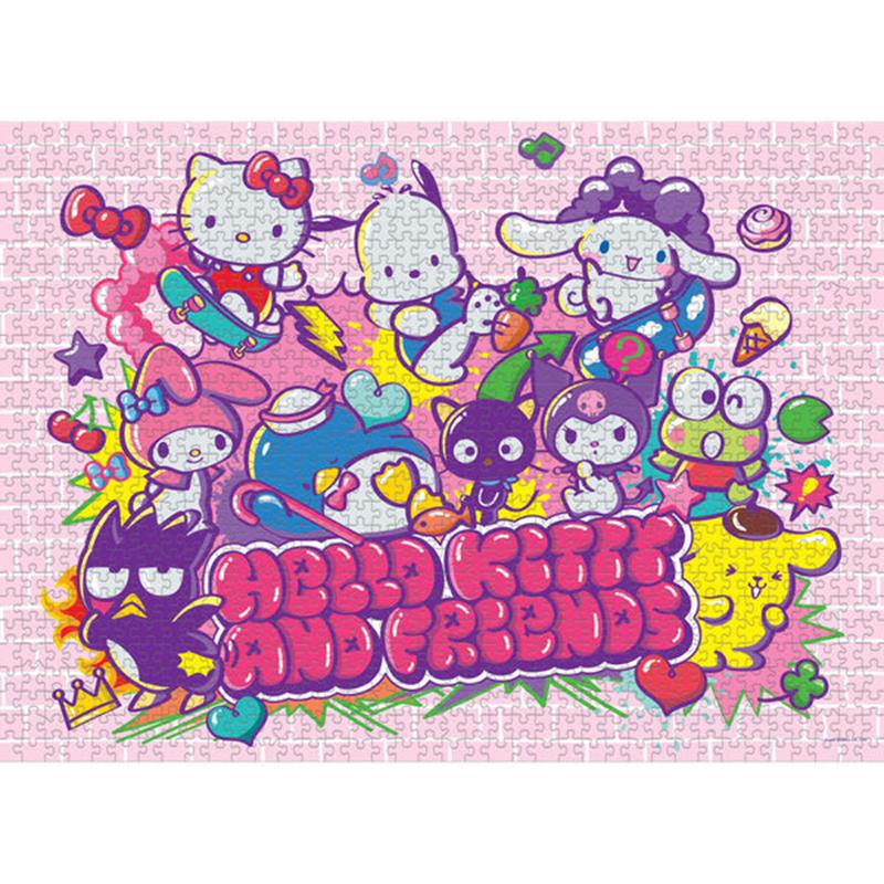 Sanrio Hello Kitty and Friends Tokyo Skate 1000-Pc Sanrio Characters Puzzles  USA |  LCXAP-1620