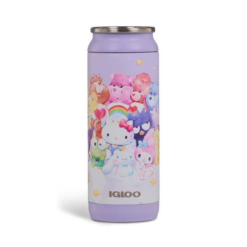 Sanrio Hello Kitty and Friends x Care Bears Igloo 16 Oz Can Sanrio Characters Cooler  USA |  IEOSL-6719