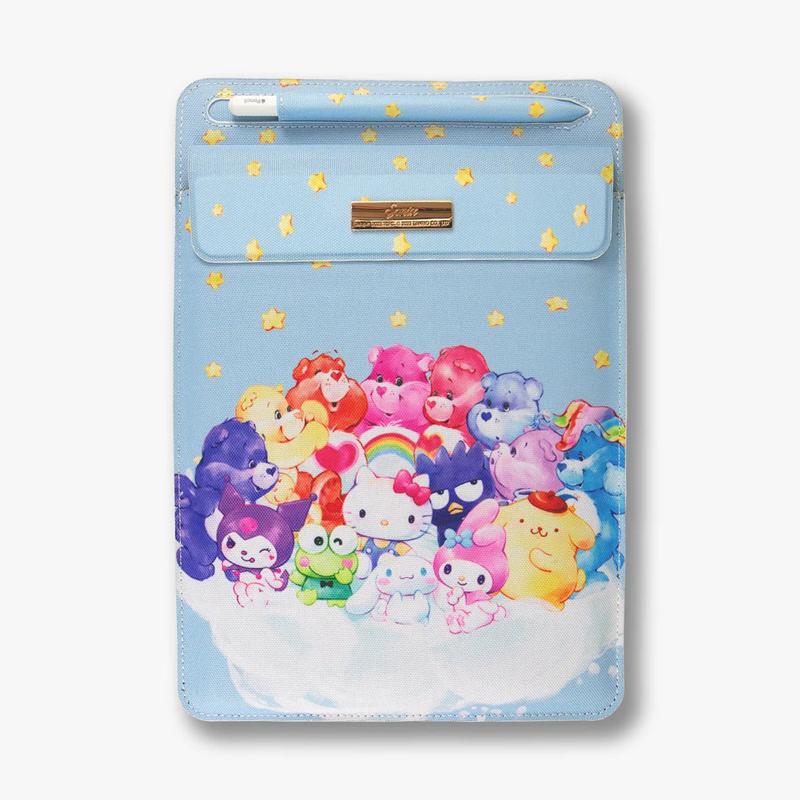 Sanrio Hello Kitty and Friends x Care Bears Foldable Accessories Ipad Sleeve  USA |  VDBOS-1290