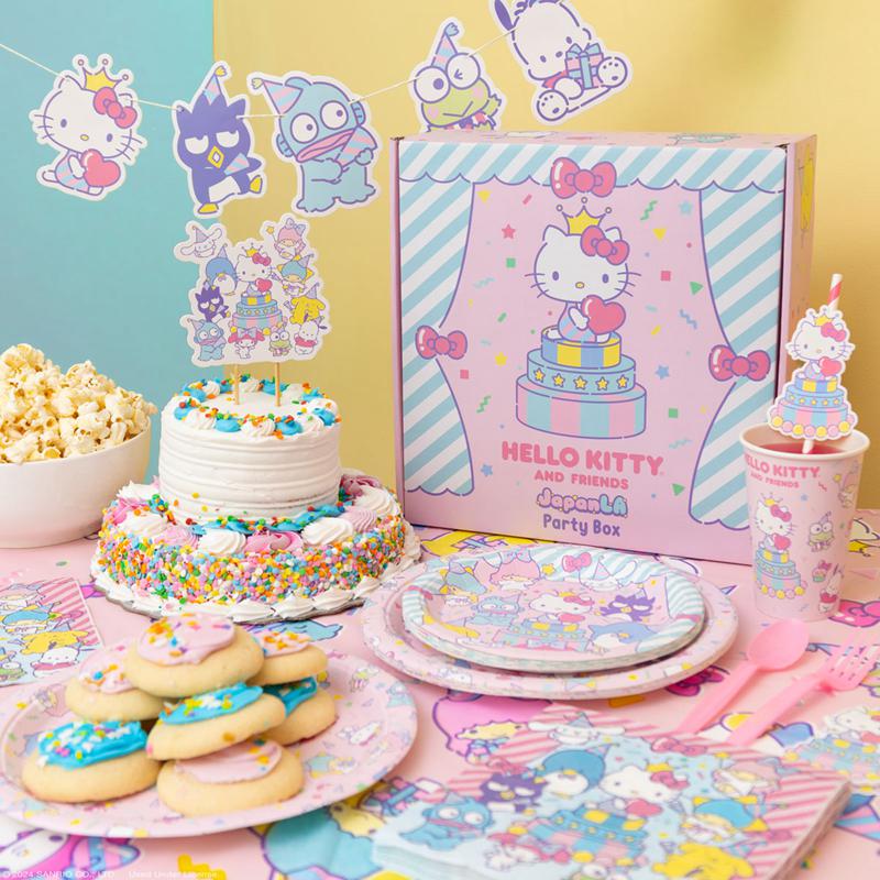 Sanrio Hello Kitty and Friends x JapanLA Sanrio Characters Party Box  USA |  FHKEQ-2347
