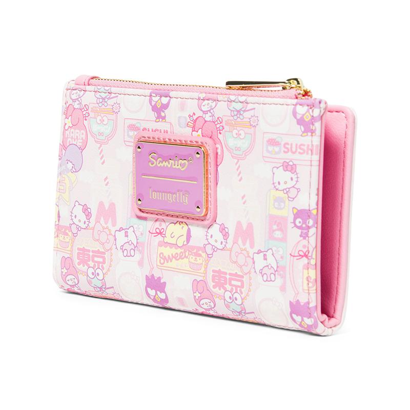 Sanrio Hello Kitty and Friends x Loungefly Kawaii All-Over Print Sanrio Characters Wallet  USA |  CEOJM-0432
