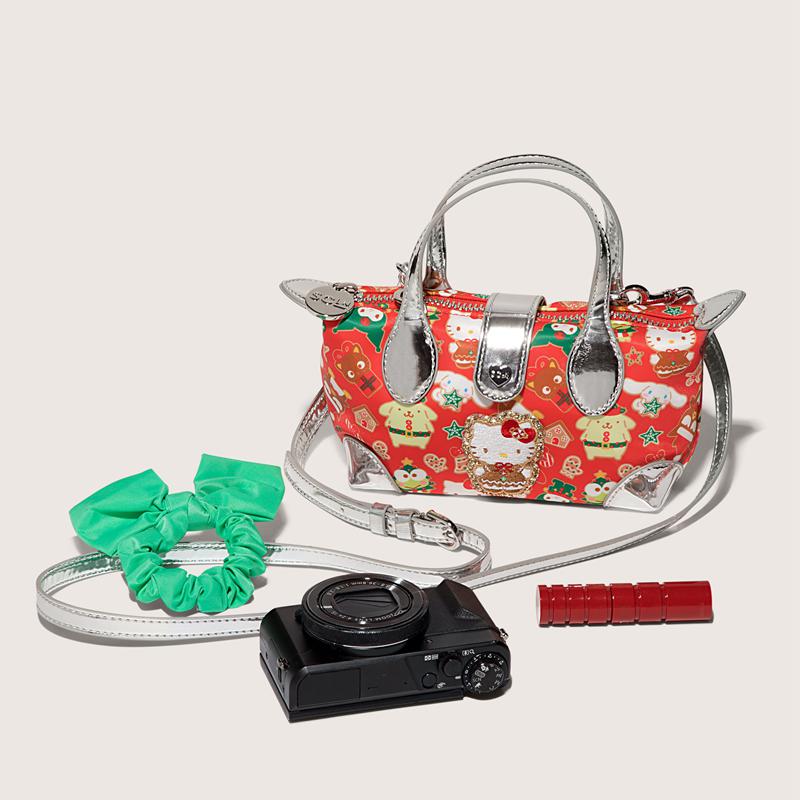 Sanrio Hello Kitty and Friends x Stoney Clover Lane Holidayette Crossbo Sanrio Characters Pouch  USA |  RFKJW-0764