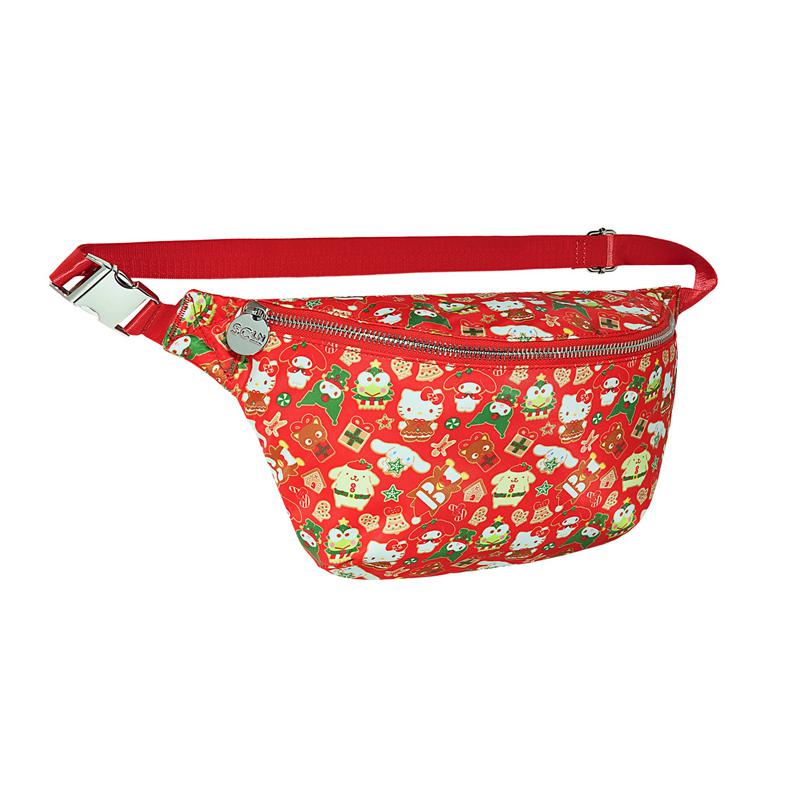 Sanrio Hello Kitty and Friends x Stoney Clover Lane Holiday Jumbo Sanrio Characters Fanny Pack  USA |  QYBCG-5461